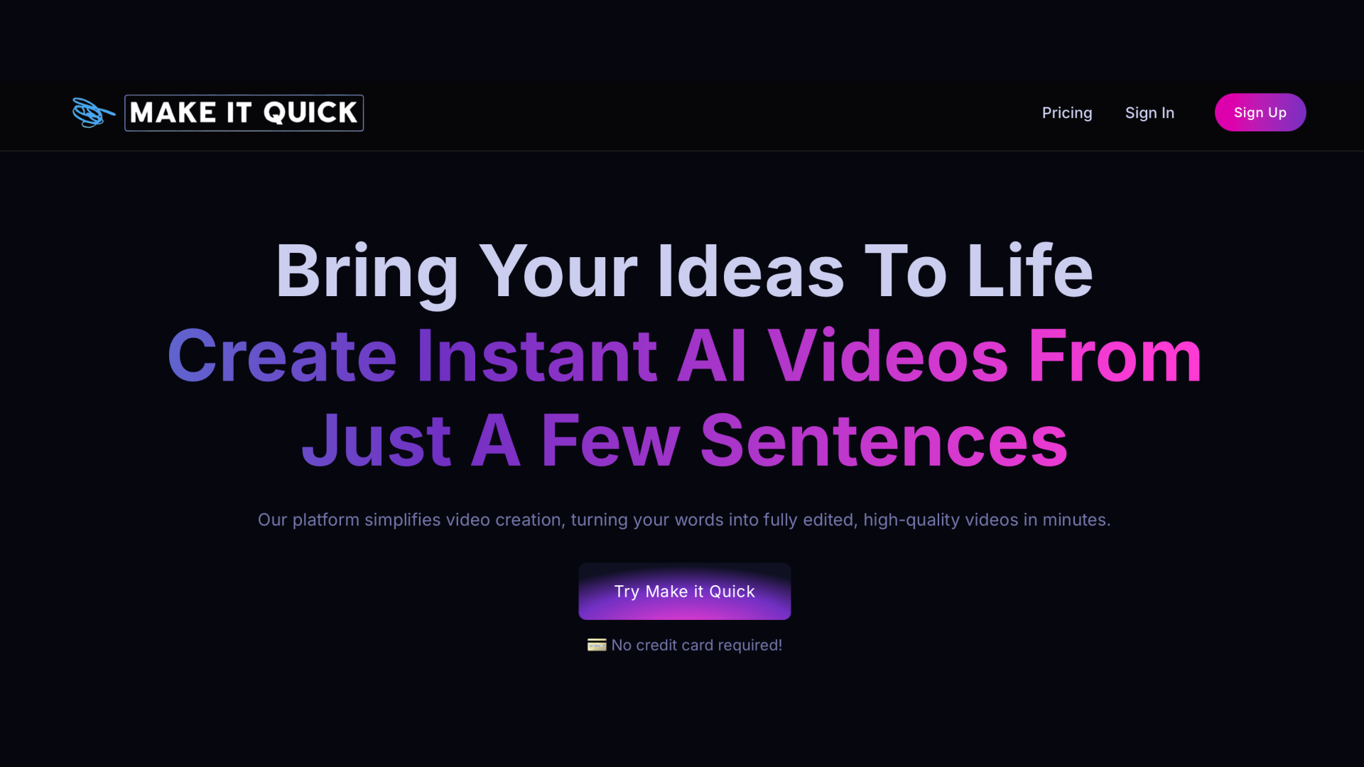 Create instant AI videos from just a few sentences - AItrendytools